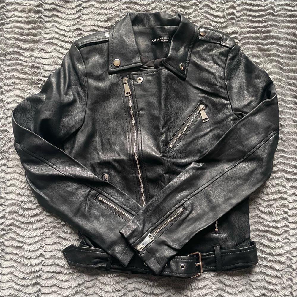 Faux Leather Jacket